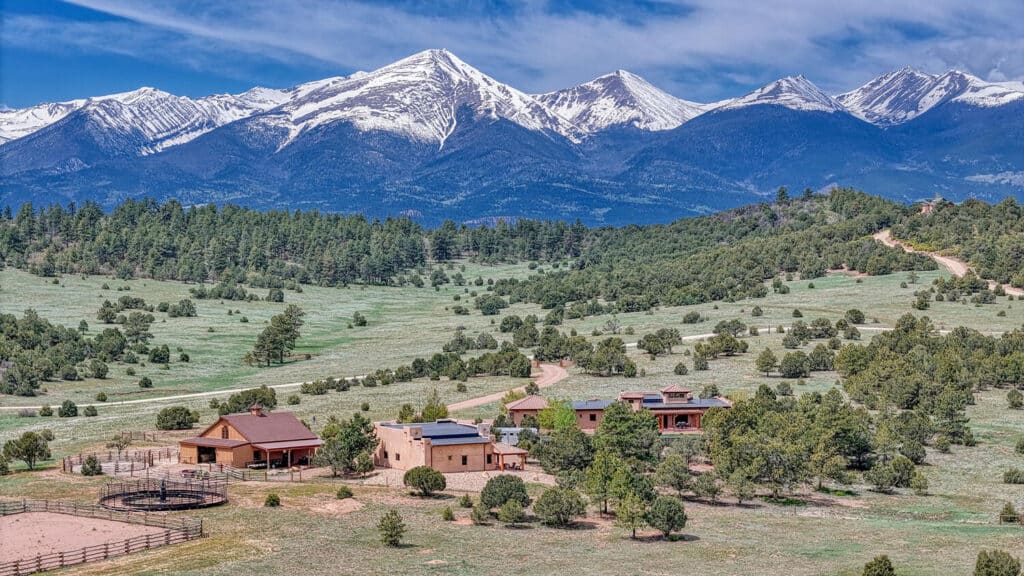 Experience the beauty of rural life in Westcliffe Colorado at 1328 Round Up Road in Westcliffe